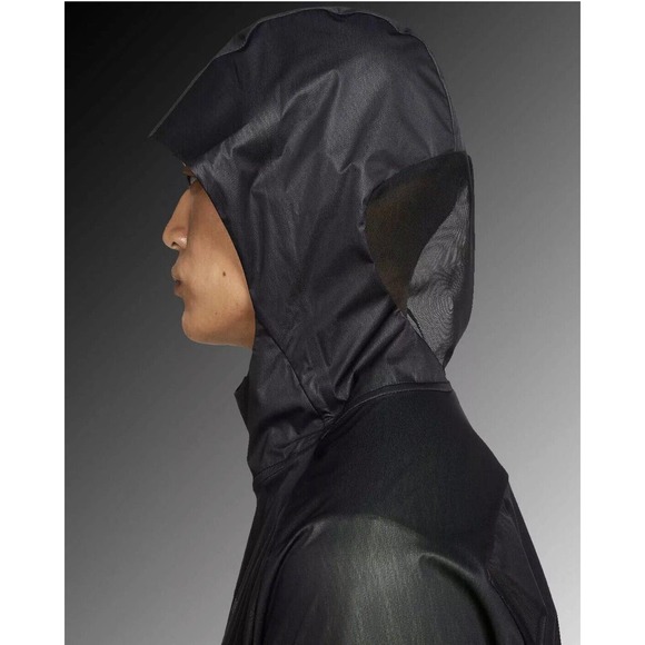 Nike Tech Black Packable Reflective Running Jacket CT2381 Mens Large NEW!!! - Picture 9 of 12